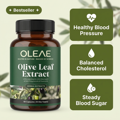 Olive Leaf Extract 1,500mg with 300mg Oleuropein